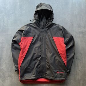 RARE Vans Performance Series Snowboard Jacket Black Red Hooded Men’s M